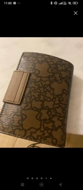 Cartera Tous Marrón y Dorada