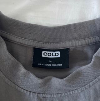 Camiseta Cold Culture Gris Talla L