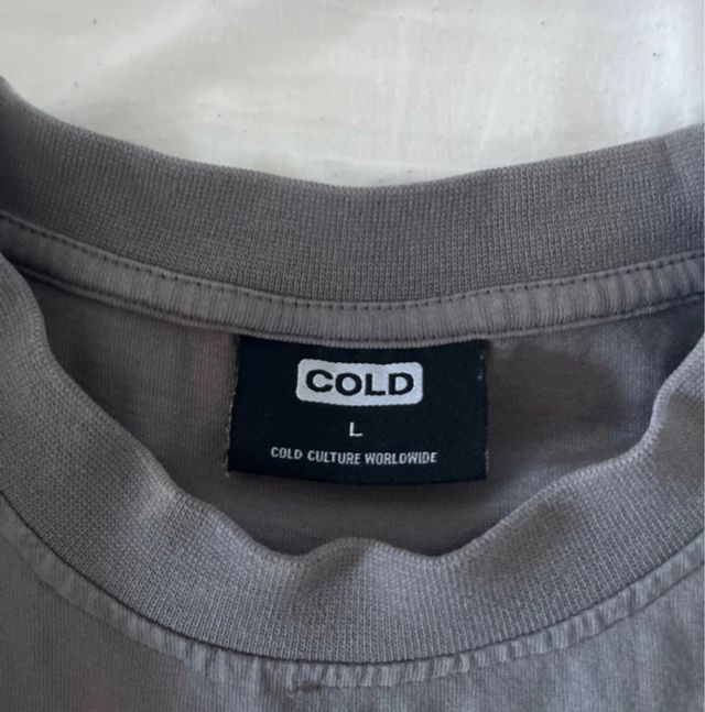 Camiseta Cold Culture Gris Talla L