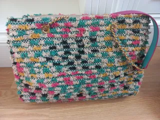 Bolso Purificación García Multicolor Cadena Dorada