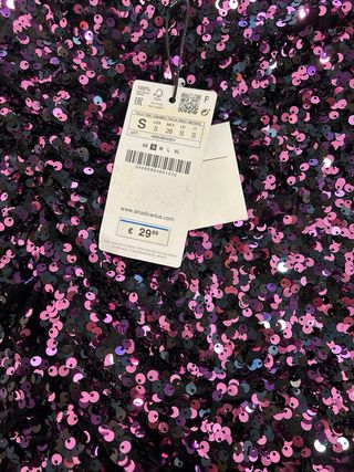 FALDA LENTEJUELAS NUEVA