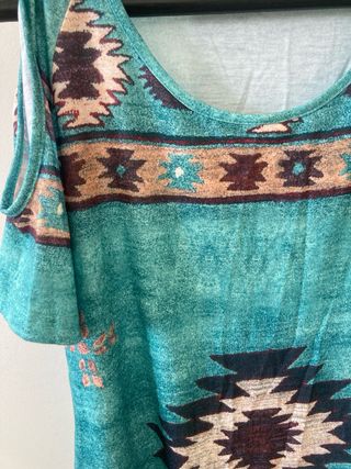Vestido Boho con Hombros Descubiertos