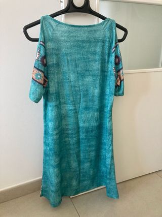 Vestido Boho con Hombros Descubiertos