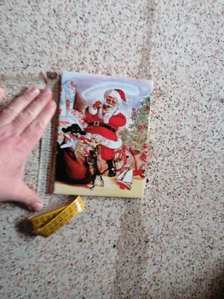 Quadretto natalizio Babbo Natale