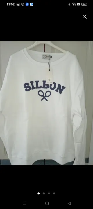 Sudadera  XL Blanca