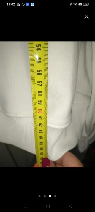 Sudadera  XL Blanca