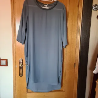 Vestido/casaca gris talla única