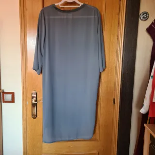 Vestido/casaca gris talla única