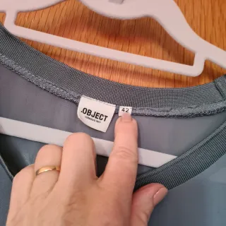 Vestido/casaca gris talla única