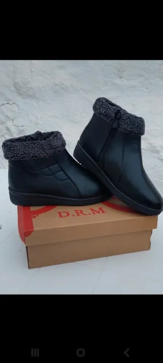 Botines calentitos DRM negros talla 37