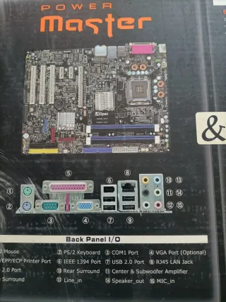 Placa Base socket LGA 775 nueva