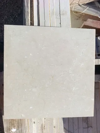 Losa Mármol Crema Marfil 30x30x2cm Pulido