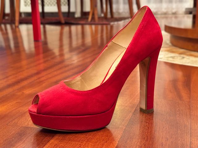 Scarpe Talco rosse Tg 38