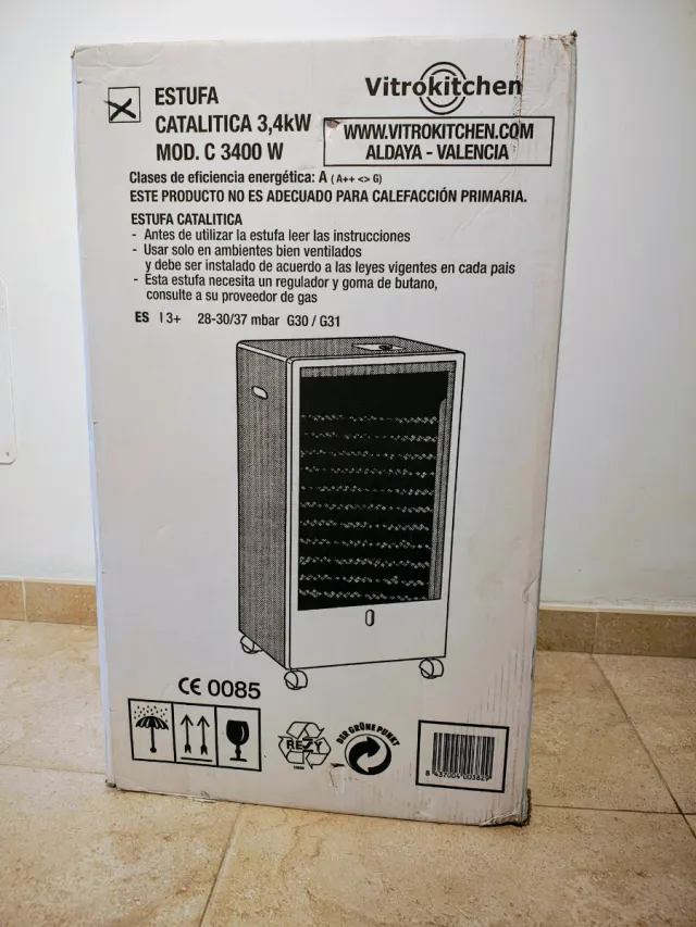 Estufa Gas Catalítica 3.4Kw (Como Nueva)