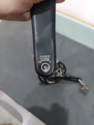 Bielas y pedales  Shimano XT FC-M780