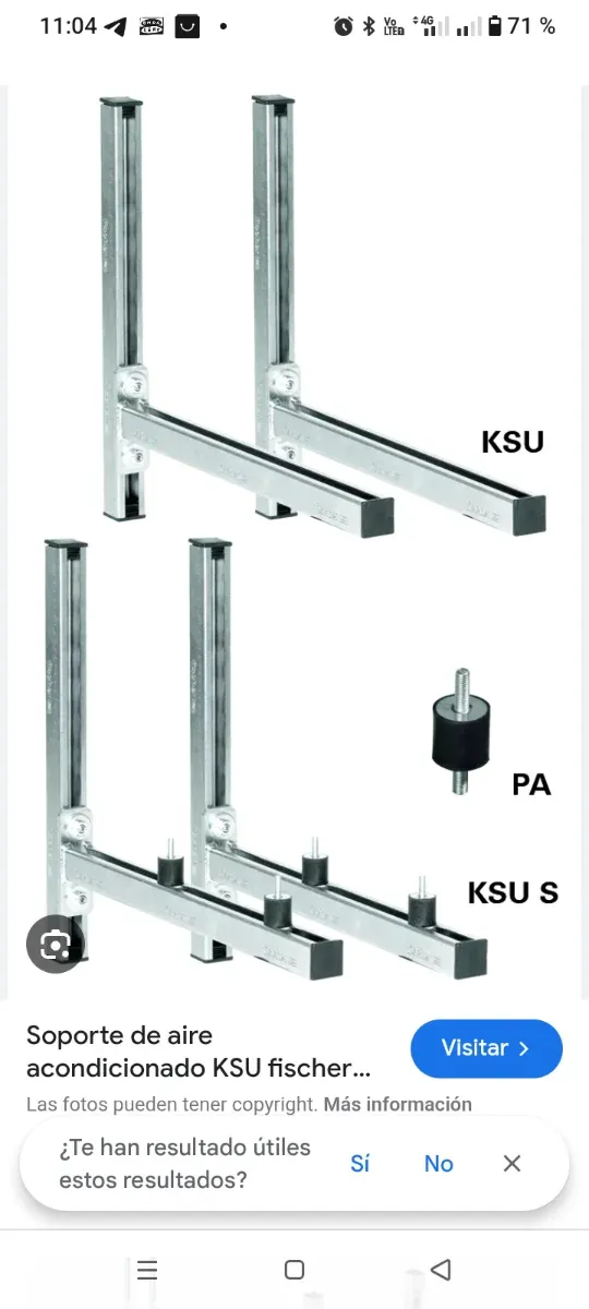 Supporti per condizionatori d'aria Fischer KSU