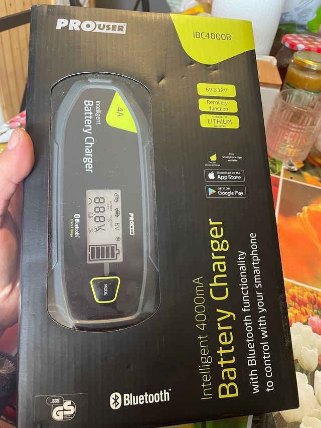 Cargador Batería Inteligente Pro-User IBC4000B