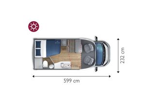 Autocaravana Giottiline Siena 330 – En venta