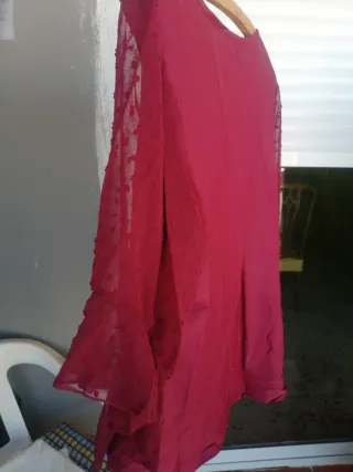 Camisa burdeos sin estrenar talla única