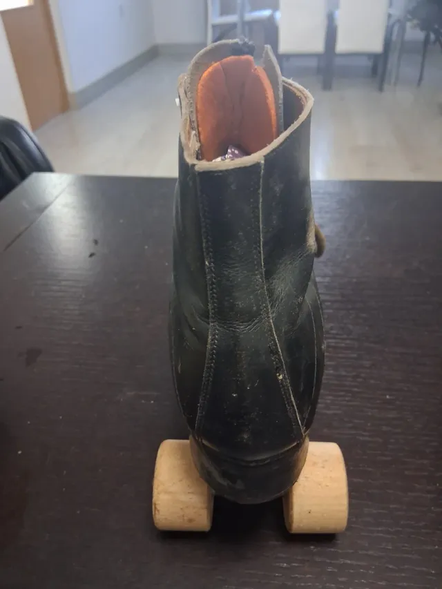 Patines Antiguos Tradicionales Cuero