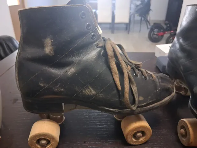 Patines Antiguos Tradicionales Cuero