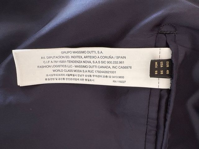 Abrigo lana Massimo Dutti