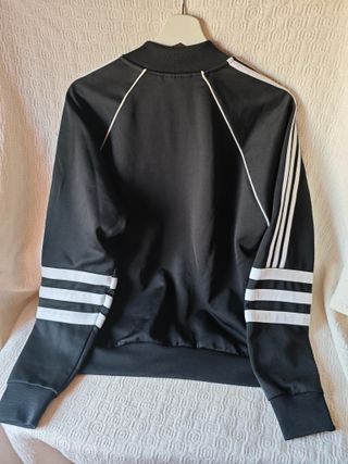 Chaqueta deportiva Adidas negra talla S mujer vint