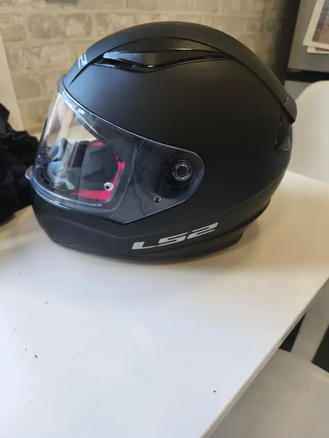 Casco Moto LS2 Talla XS Negro Mate