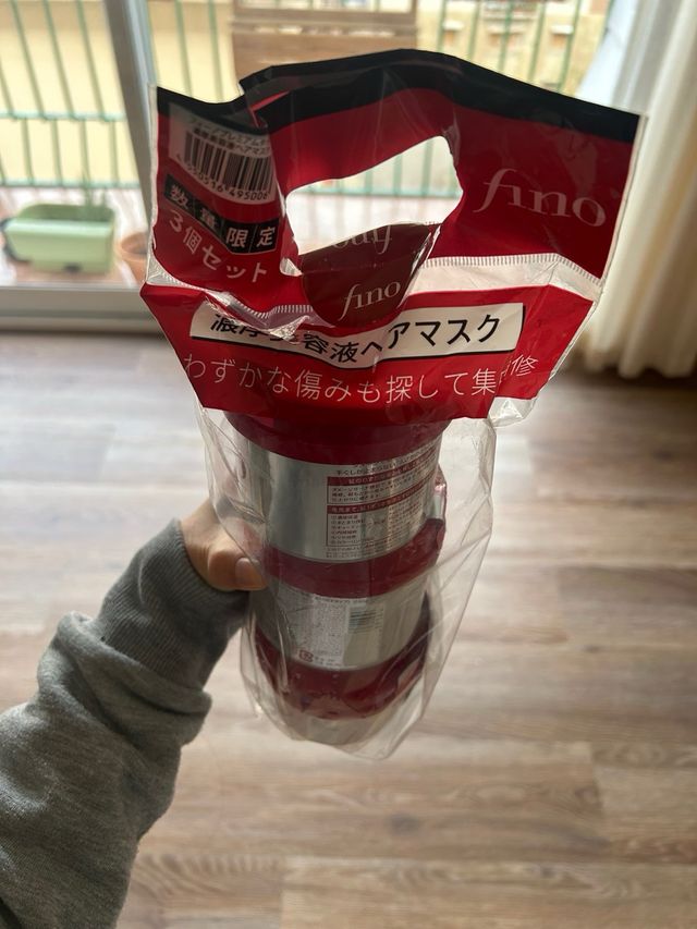 Fino Hair Mask Premium Touch Rojo/Plata