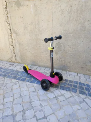 Patinete 3 ruedas niña rosa