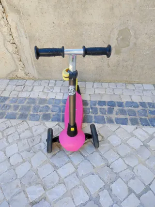 Patinete 3 ruedas niña rosa