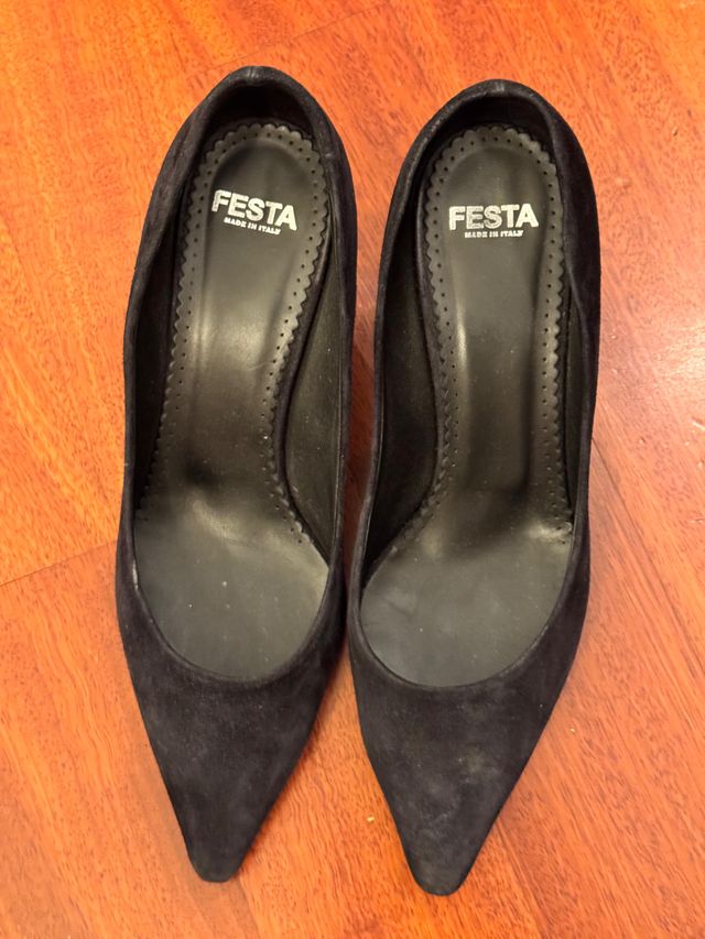 Scarpe tacco eleganti nere misura 38