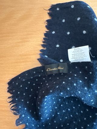 Fular Emidio Tucci Negro/Blanco sin estrenar