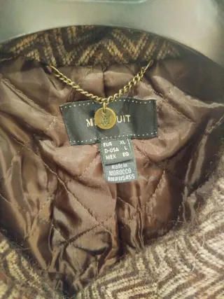 Abrigo Lana Mango Talla XL