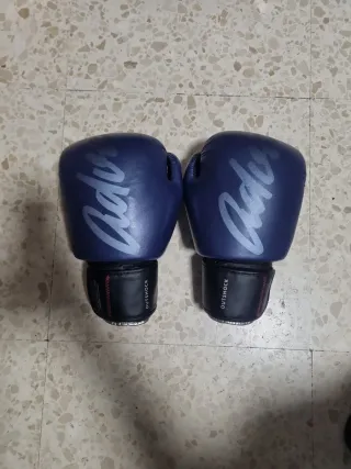 Guantes Boxeo Muay Thai 10 OZ Azul
