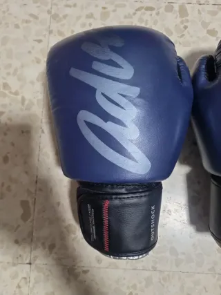Guantes Boxeo Muay Thai 10 OZ Azul