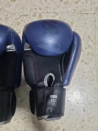 Guantes Boxeo Muay Thai 10 OZ Azul
