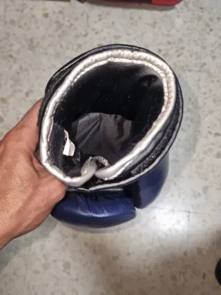 Guantes Boxeo Muay Thai 10 OZ Azul