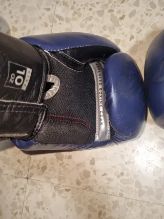 Guantes Boxeo Muay Thai 10 OZ Azul