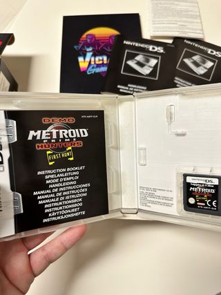 Nintendo DS Caja + Metroid Prime Demo