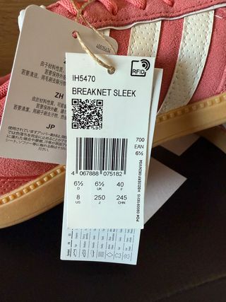 Zapatillas Adidas Breaknet Rosa Talla 40