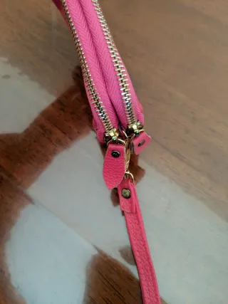 Pochette Vera Pelle Rosa