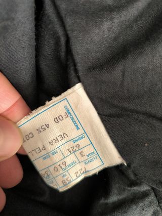 Giubbotto in pelle uomo nero