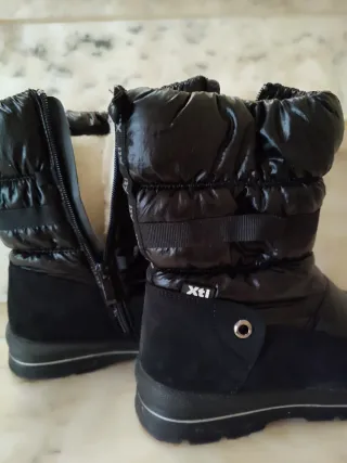 Botas de invierno negras, infantil