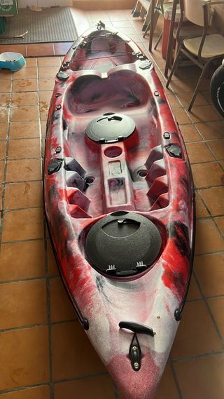 Kayak Barracuda Pro con remo y asiento