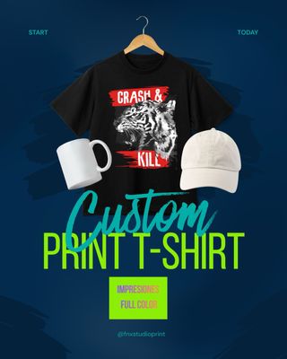 Camiseta con impresión personalizada