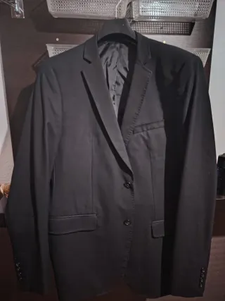 Chaqueta de traje negra