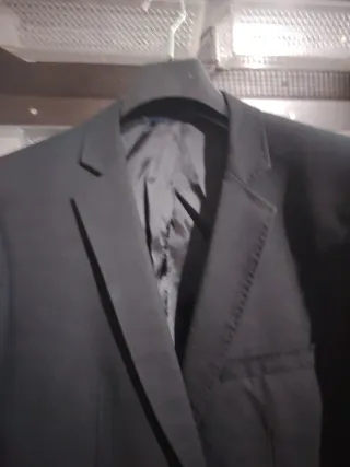 Chaqueta de traje negra