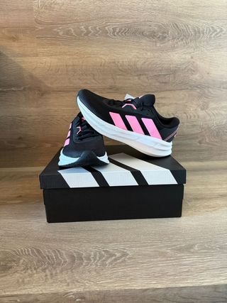 Zapatillas Adidas Running Galaxy Negro/Rosa Talla