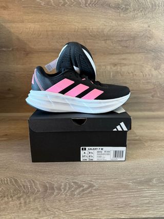 Zapatillas Adidas Running Galaxy Negro/Rosa Talla